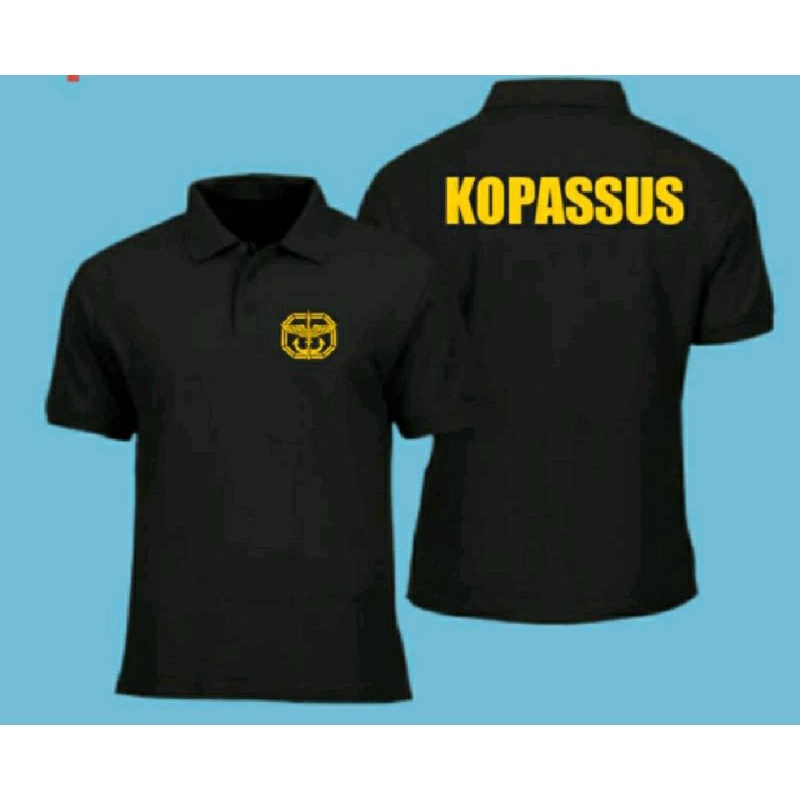 Jual Baju Kerah Polo Kopassus Corak Kunyit Komando Pasukan Khusus Shopee Indonesia