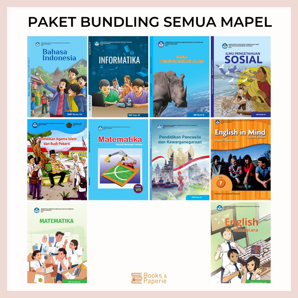 Jual Per Paket Buku Kurikulum Merdeka Smp Kelas 7 Kurikulum Merdeka