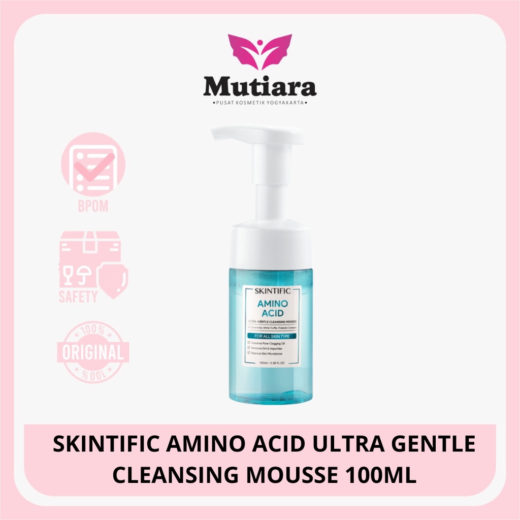 Jual SKINTIFIC AMINO ACID ULTRA GENTLE CLEANSING MOUSSE 100ML Shopee Indonesia