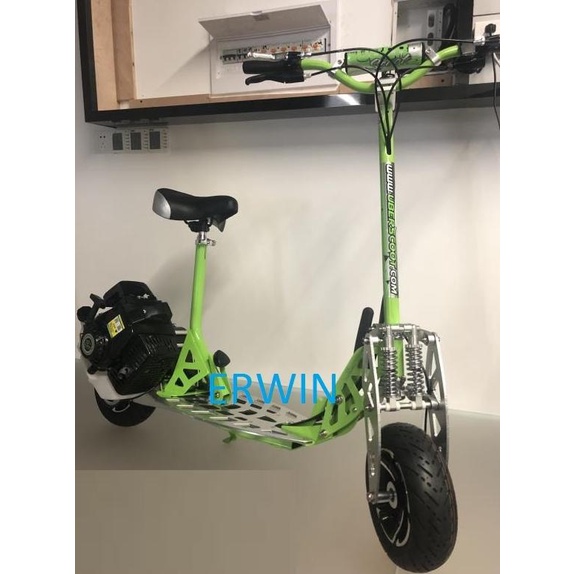 Jual UberScoot 2 Speed 70CC Gas Scooter / 70CC skuter bensin Shopee