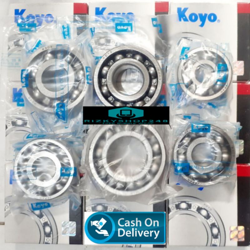 Jual lahar laher bearing gearbox rasio set nmax aerox lexi (isi 6 pcs