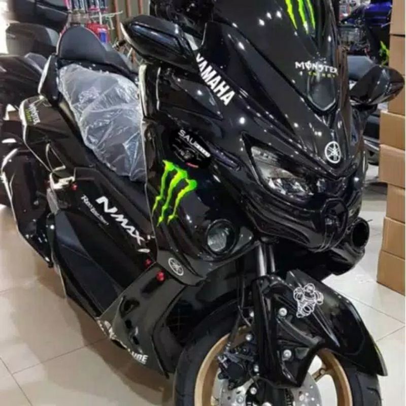 Jual Fullbody model predator hitam monster utk nmax old dan nmax new