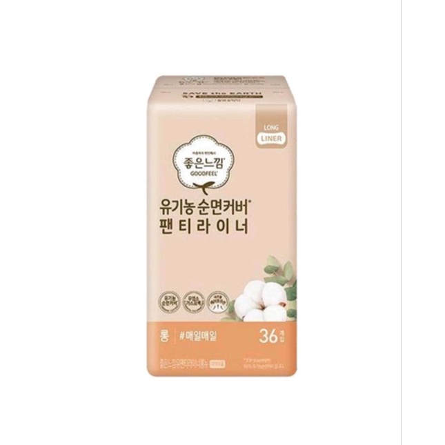 Jual Goodfeel Long Pantyliner Cotton Organic Panty Liner Korea Shopee