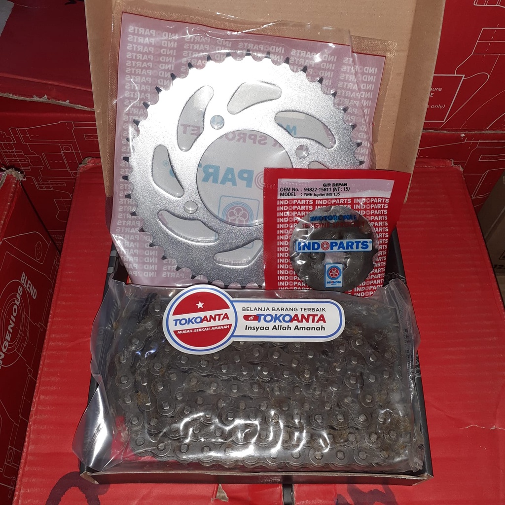 Jual Girset Gir Gear Set Motor Indoparts TIPE SB CB 150R CS1 Crypton ...