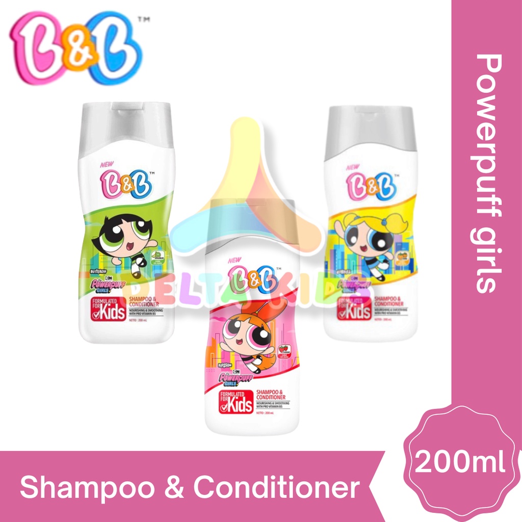 Jual B&B Kids Shampoo & Conditioner Powerpuff Girls 200ml | Shopee ...