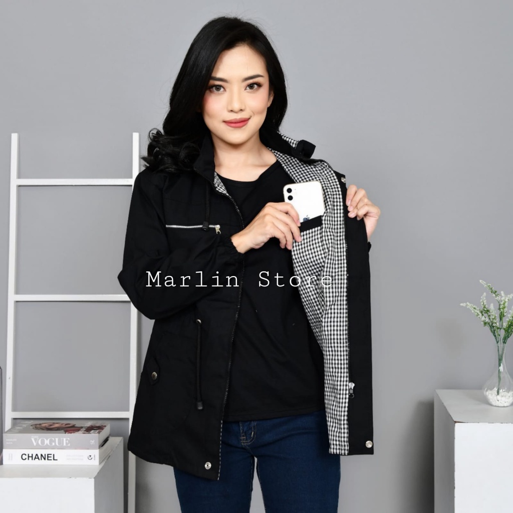 Jual Marlin Store Parka Wanita Jumbo Size L - XL - XXL - XXXL - XXXXL ...