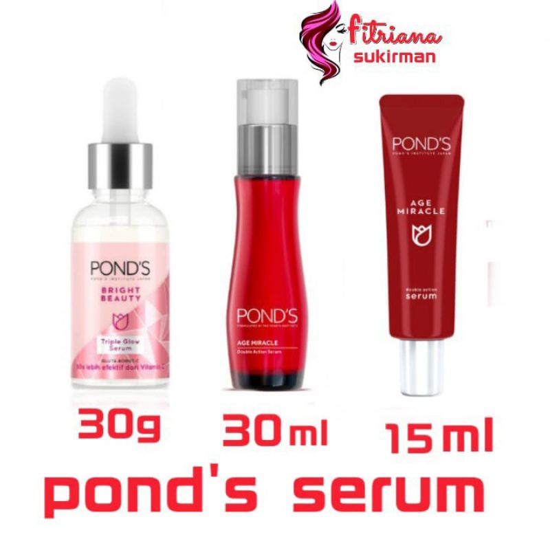 Jual Pond's Bright Beauty Triple Glow Serum 30g/Pond's Age Miracle