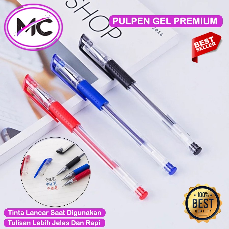 Jual Pulpen Gel Internasional Standard Premium Pen Ballpoint Tinta Cair