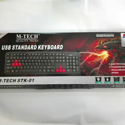 Jual Keyboard Keyboard M-Tech Stk-01 Usb | Shopee Indonesia