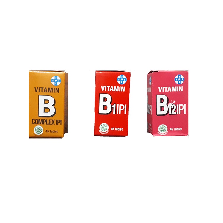 Jual Vitamin IPI B All Varian ( B1, B Complex, B12) Lengkap | Shopee ...