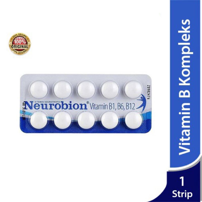 Jual Neurobion Putih / Vitamin B Kompleks/ Vitamin B1, B6, B12 | Shopee ...