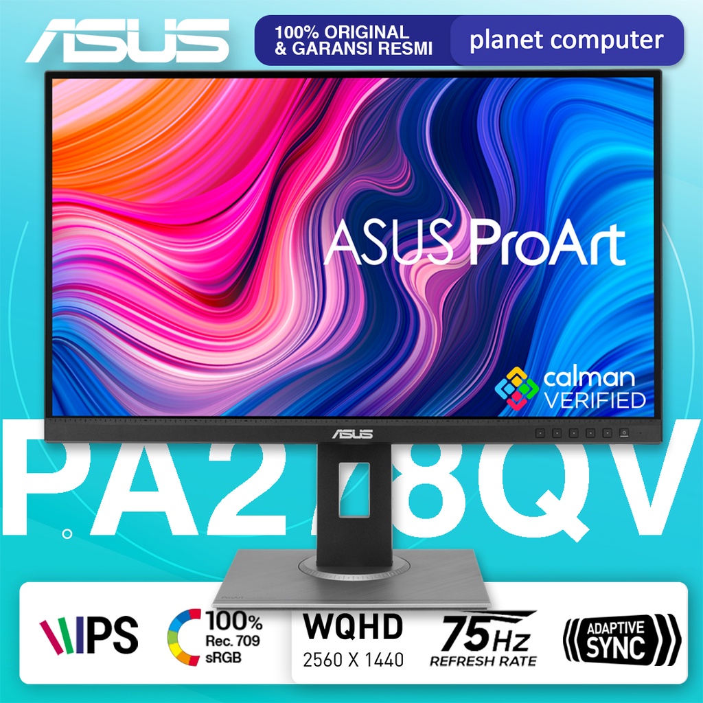 Jual Monitor Led Asus Pro Art Pa278qv 27 Ips 2560x1440 Hdmi Minidp Dp Dvi Shopee Indonesia 2720