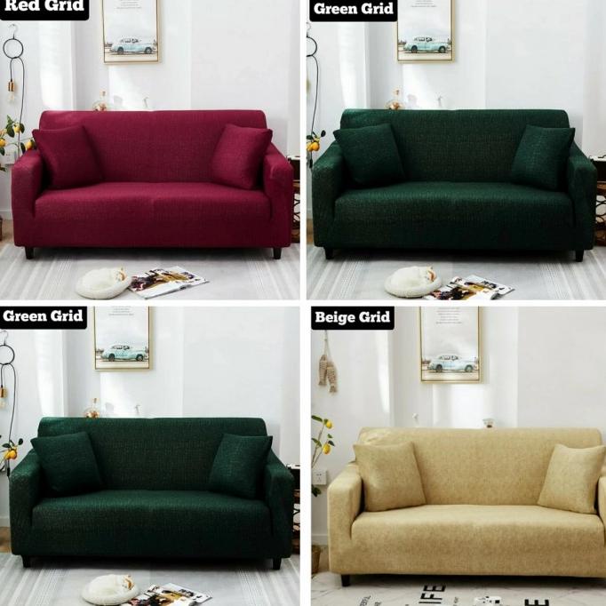 Jual COVER SOFA BED 1 2 3 4 SEATER SARUNG SOFA BED ELASTIS L SHAPED