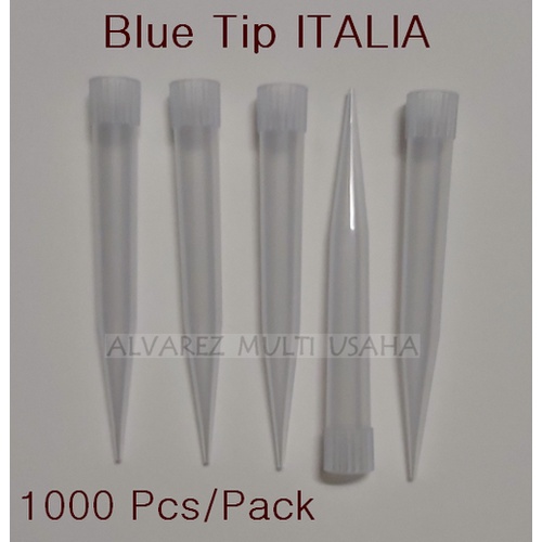 Jual Blue Tip Itali / Blue Tips 1000 uL / Tips Biru / Micropipet Tips ...