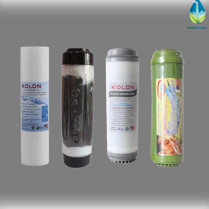 Jual Paket Sparepart Cartridge Filter Air 10" 4 Tahap SPGR/Filter Air
