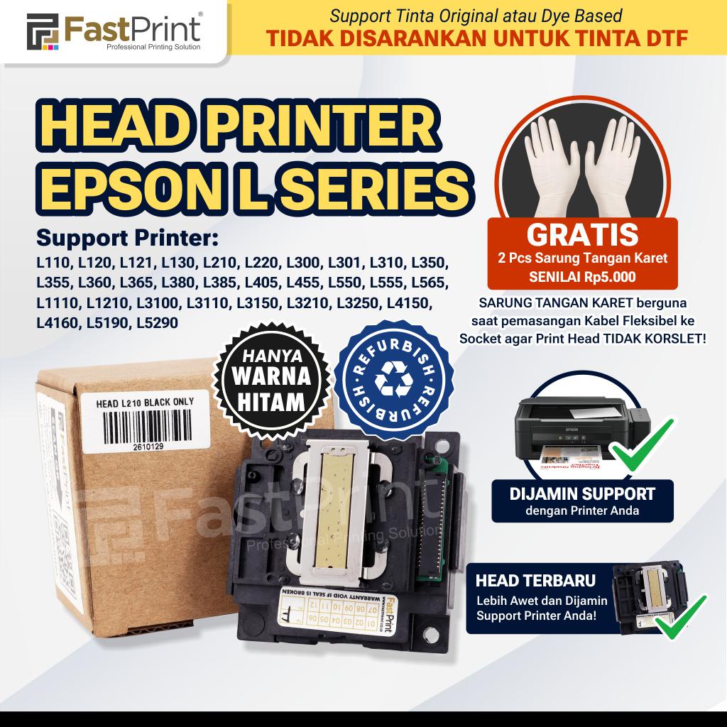 Jual Printhead Epson L L L L L L Tester Black Only