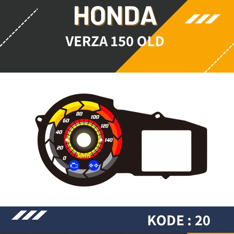 Jual Papan Panel Speedometer Honda Verza 150 OLD | Shopee Indonesia