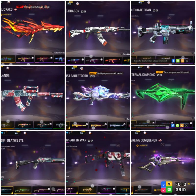 Jual AKUN free fire murah Shopee Indonesia