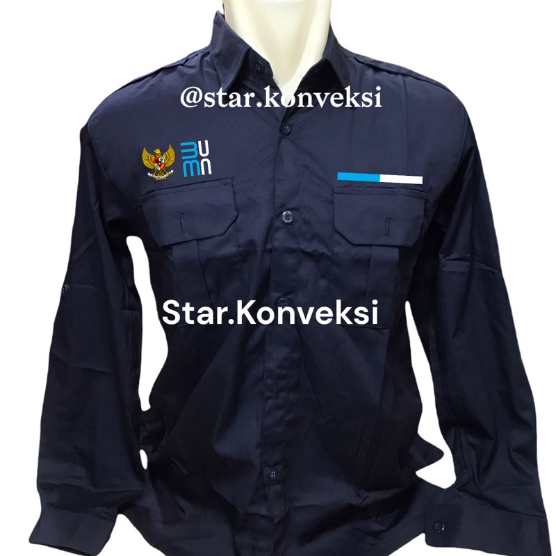 Jual Seragam Dinas Kerja Kemeja Pdh Seragam Baju Bumn Warna Navy Biru