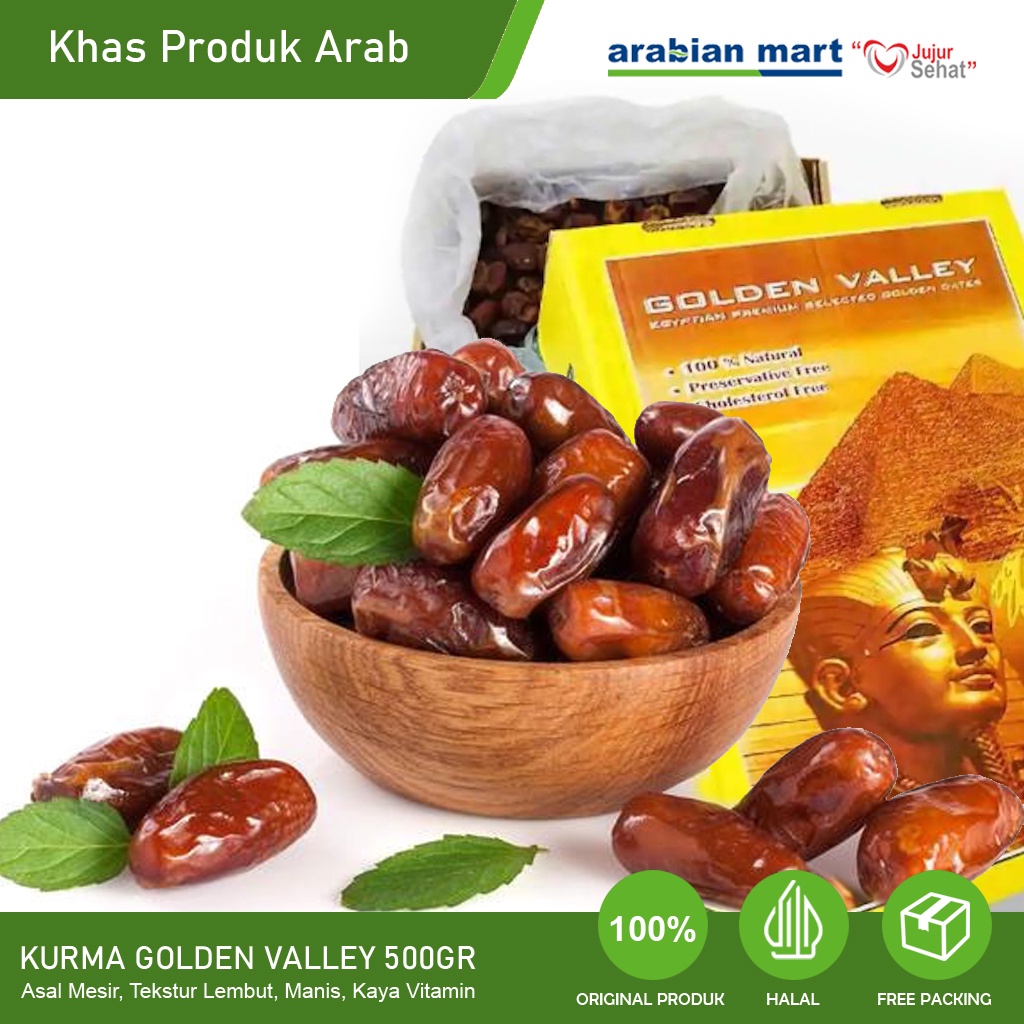 Jual Kurma Basah Mesir Golden Valley Gr Kemasan Dus Enak Premium Kurma Golden Valley Gr