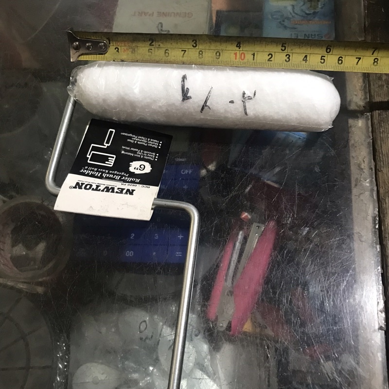 Jual rol cat + gagang + rol cat tembok/ isi rol + gagang cat | Shopee ...