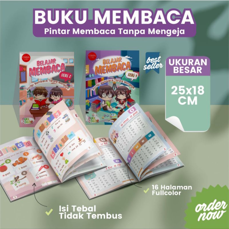 Jual BUKU BELAJAR MEMBACA ANAK | BUKU PINTAR MEMBACA | BUKU MEMBACA