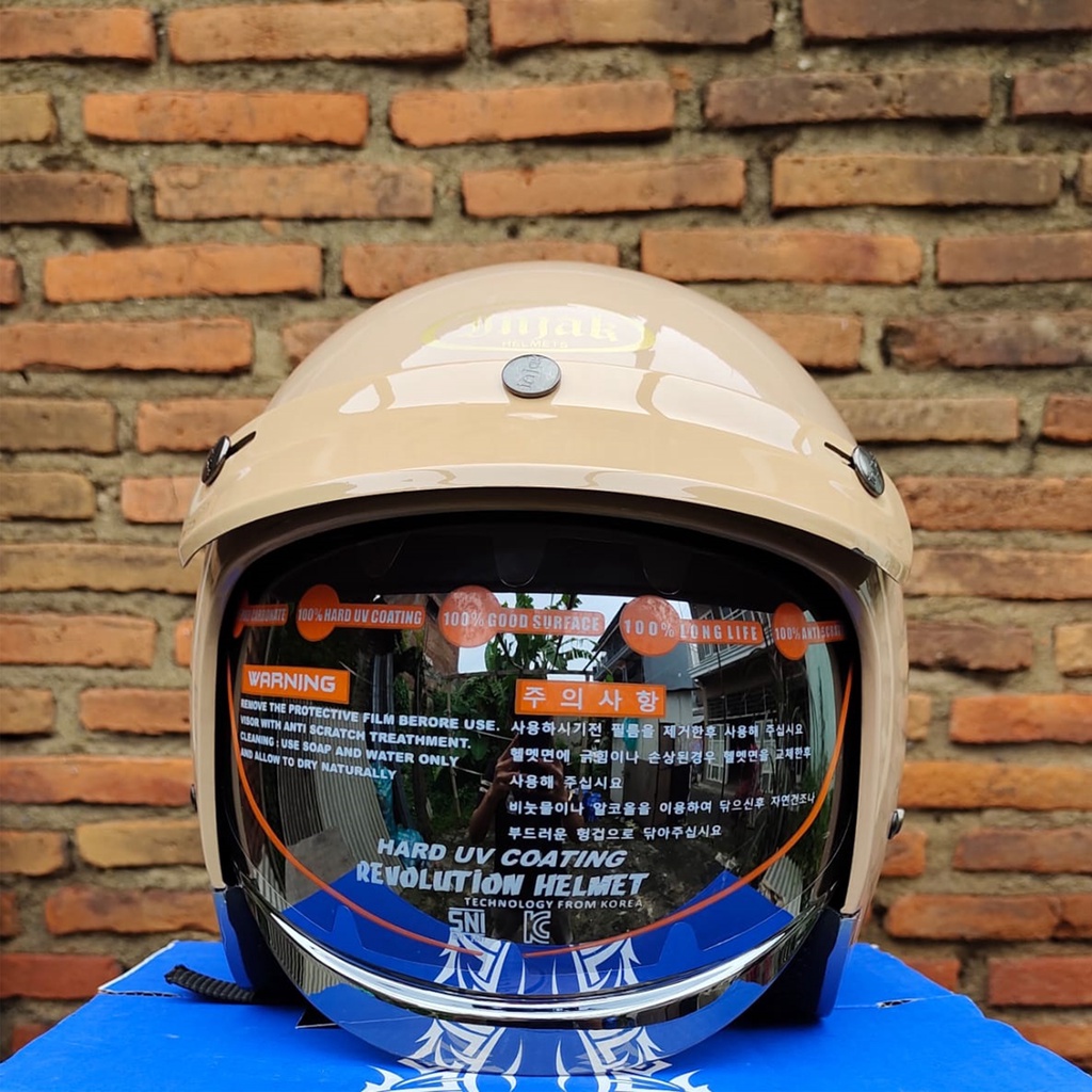 Jual HELM INJAK 006 FULL OPEN VISOR | Shopee Indonesia