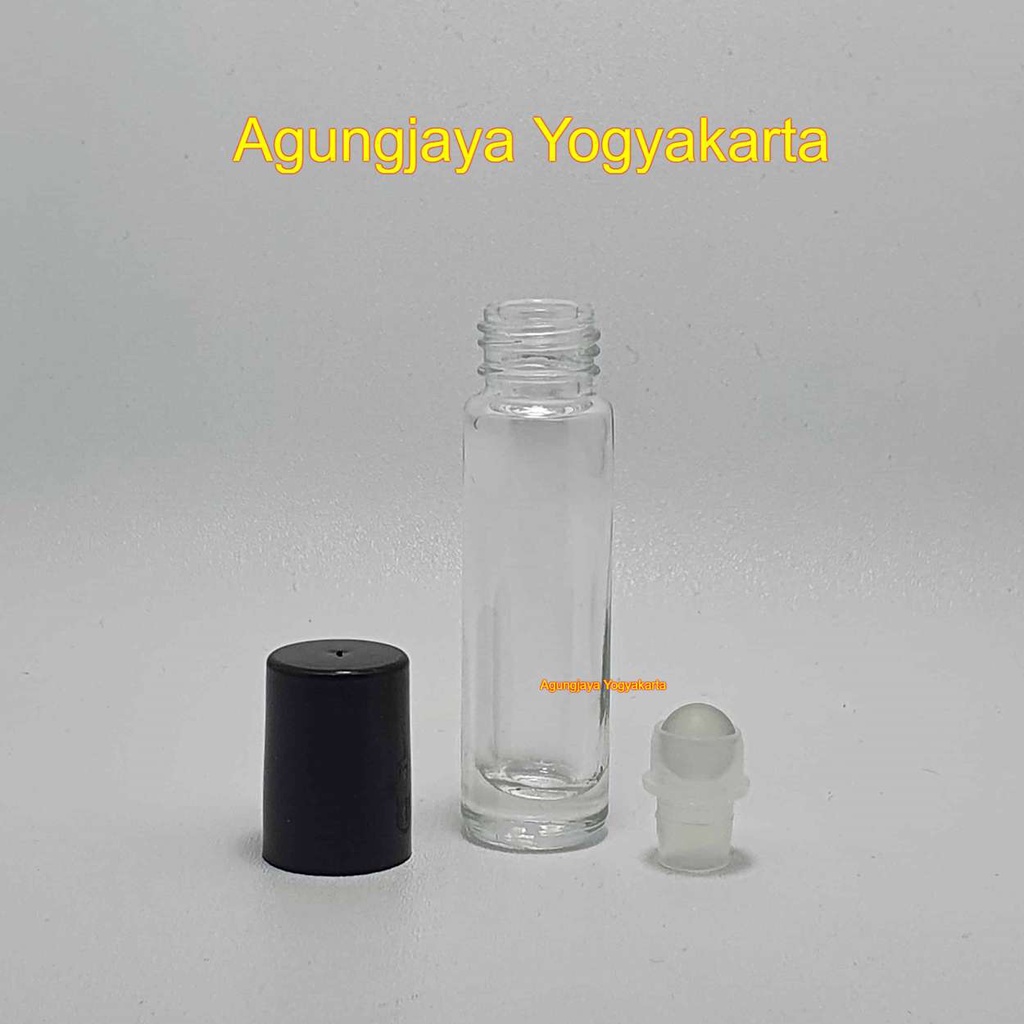 Jual Botol Roll On 10 ml Clear Original Hitam / Botol Parfum 10 ml ...