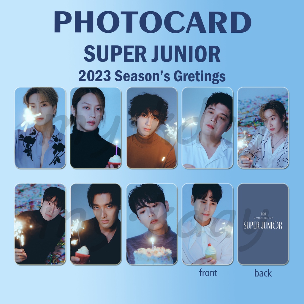Jual PC1135, Photocard Super Junior 2023 Season's Greetings 2 sisi