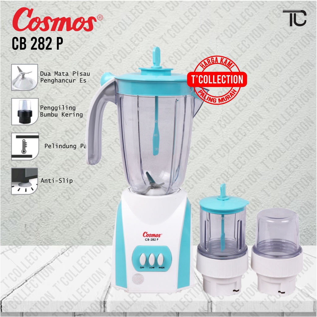 Jual Cosmos CB 282P Blender Plastik 2 Liter CB-282P 282 P | Shopee ...