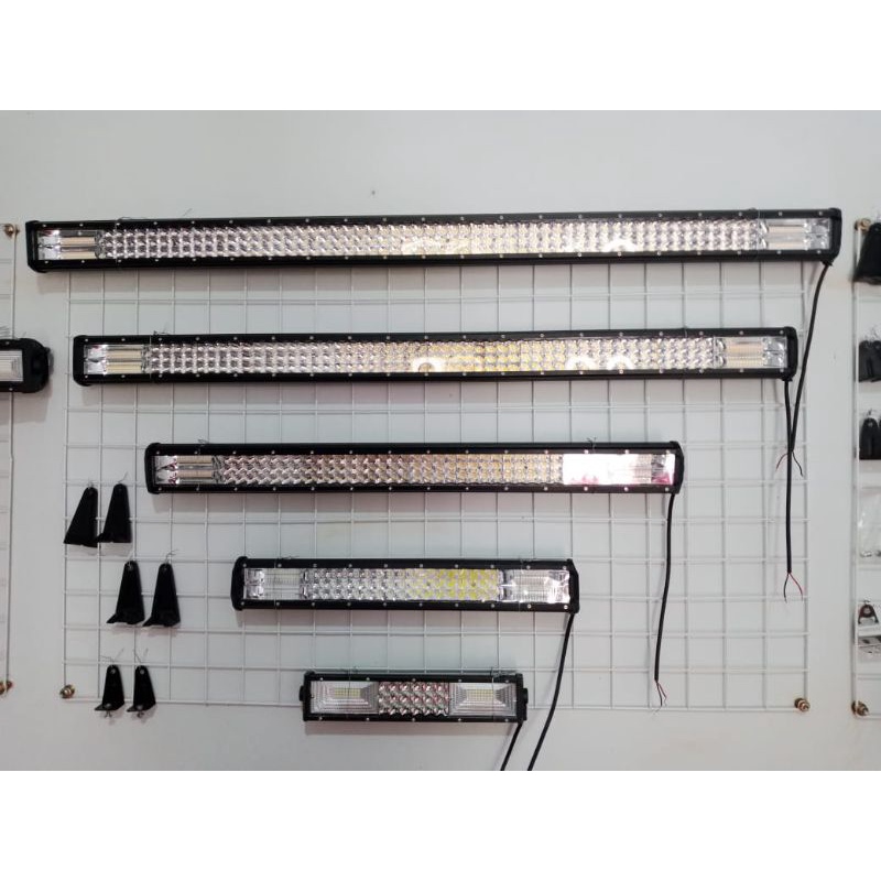 Jual led bar ledbar lampu sorot tembak roofrak lighbar LED work lamp ...
