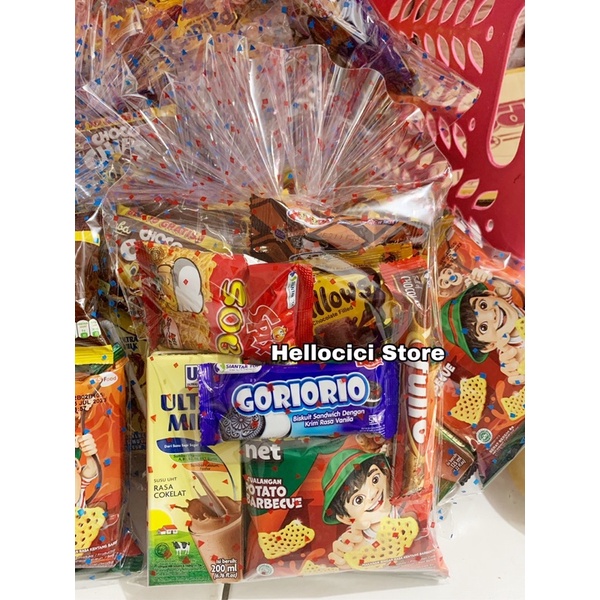 Jual PARCEL BINGKISAN SNACK KEMASAN ULANG TAHUN | Shopee Indonesia