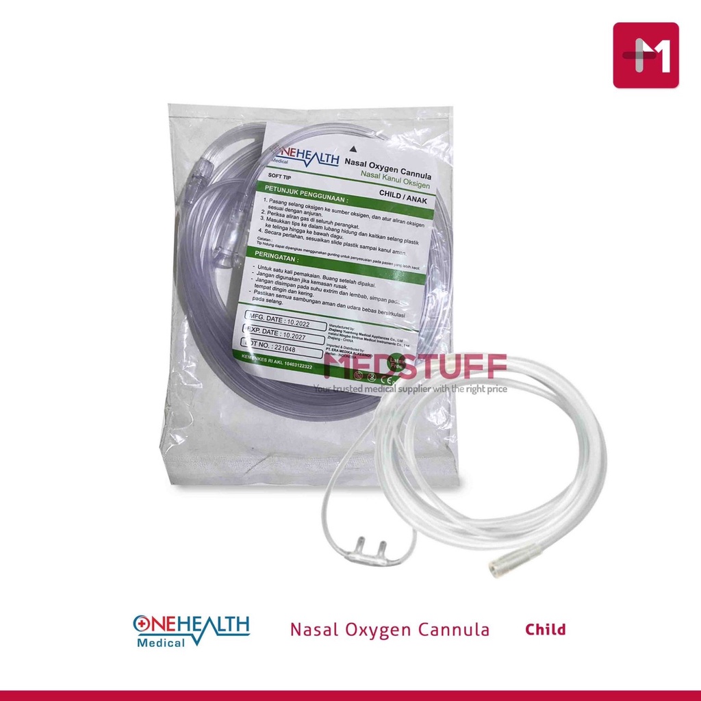 Jual Nasal Canul Onehealth Oksigen Nasal Canula Selang Oksigen Oxygen