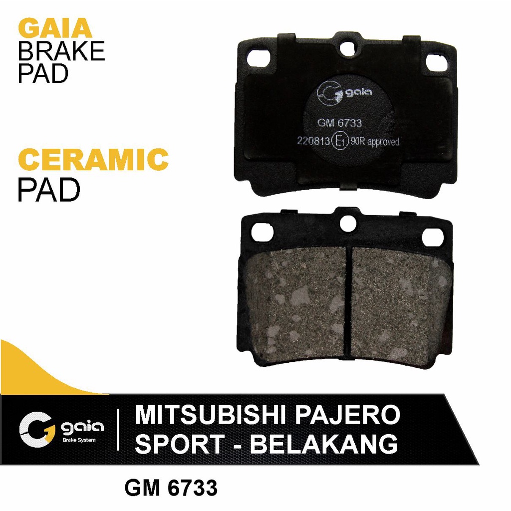 Jual Kampas Rem Brake Pad Pajero Sport Belakang Ceramic Original Gaia