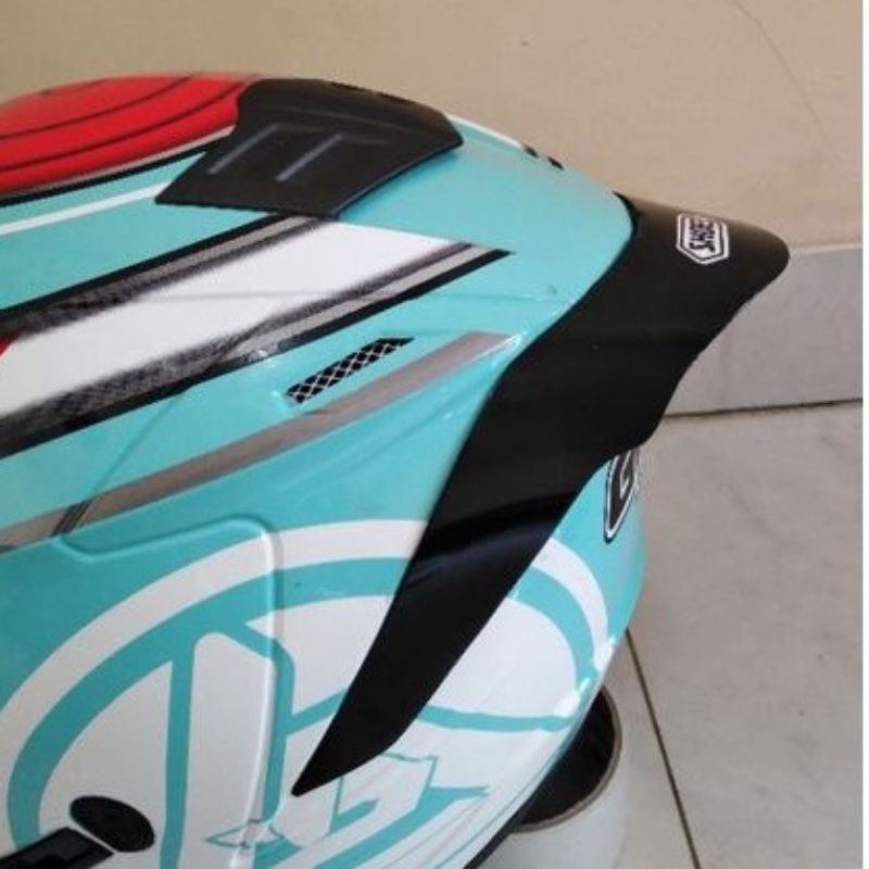 Jual Spoiler helm g2 optimax, ink dynamik, warna hitam, sudah free ...