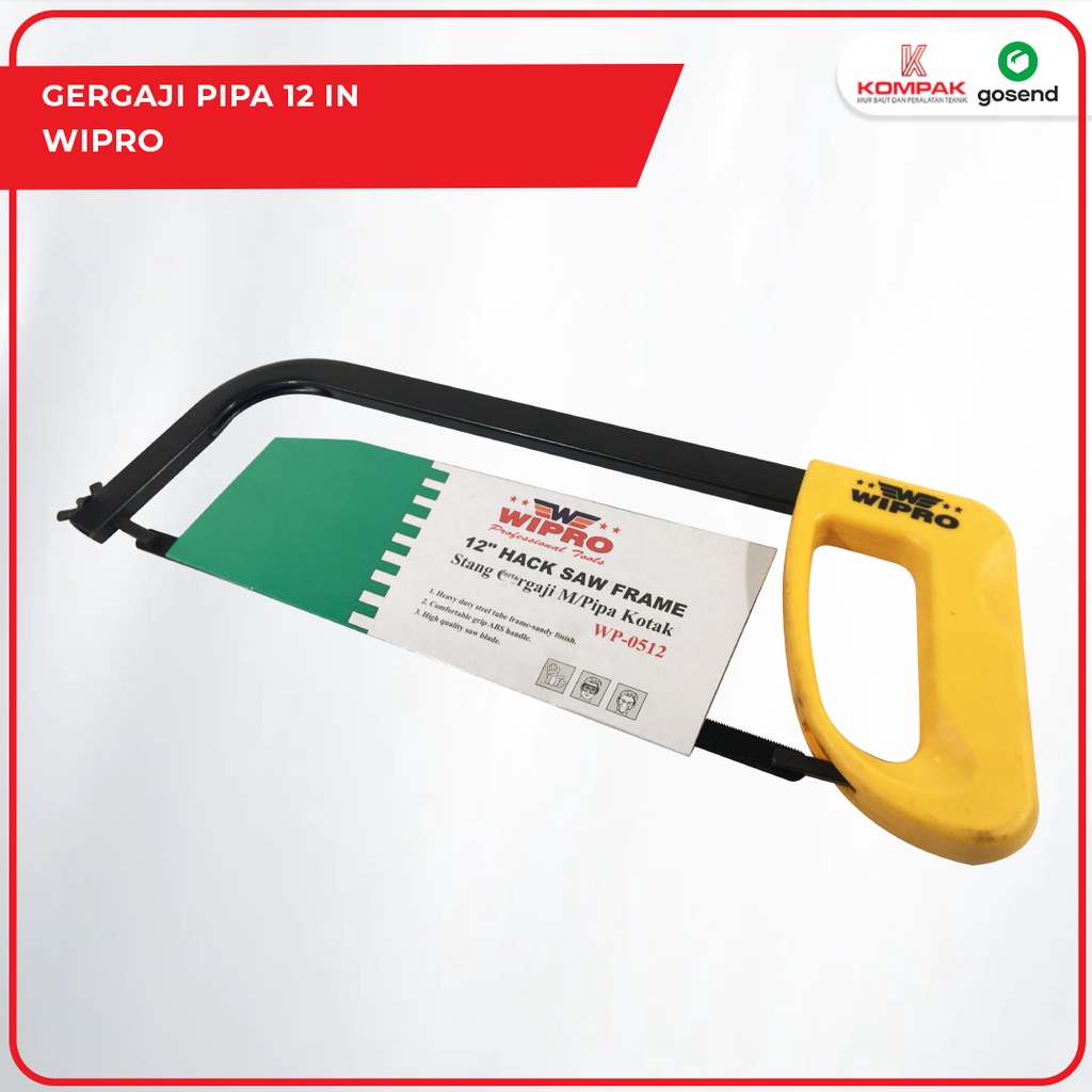 Jual Gagang Gergaji Besi Inch Wipro Stang Gergaji M Pipa Kotak Gergaji Besi Hacksaw