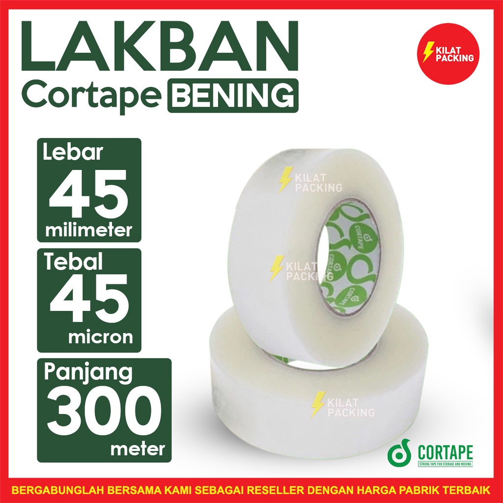 Jual Lakban JUMBO BENING 45mm x 300 Meter - PROMO LAKBAN JUMBO 2 inch ...
