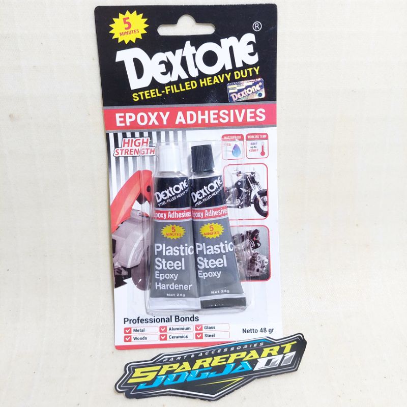 Jual Lem Dextone Epoxy Adhesive Plastic Steel Lem Besi Alumuniun Kaca