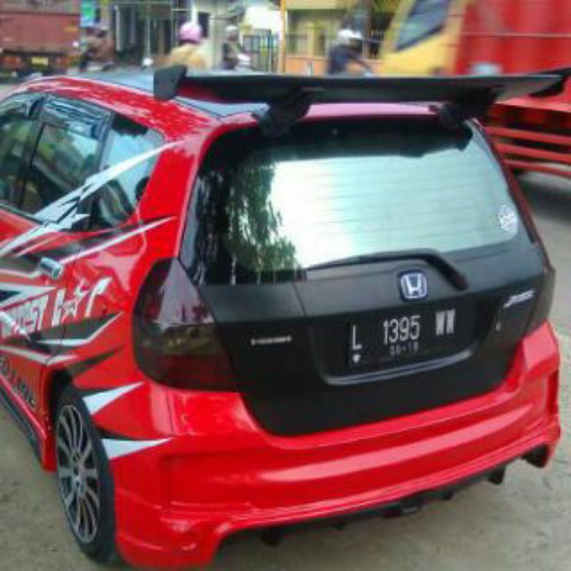 Jual Spoiler Jazz Model GT Wing JS Racing item dov | Shopee Indonesia