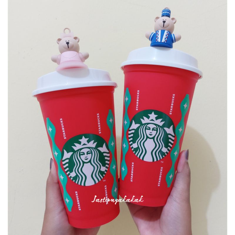 Jual STARBUCKS SET REUSABLE CUP + BEARISTA BEAR JAPAN Shopee Indonesia