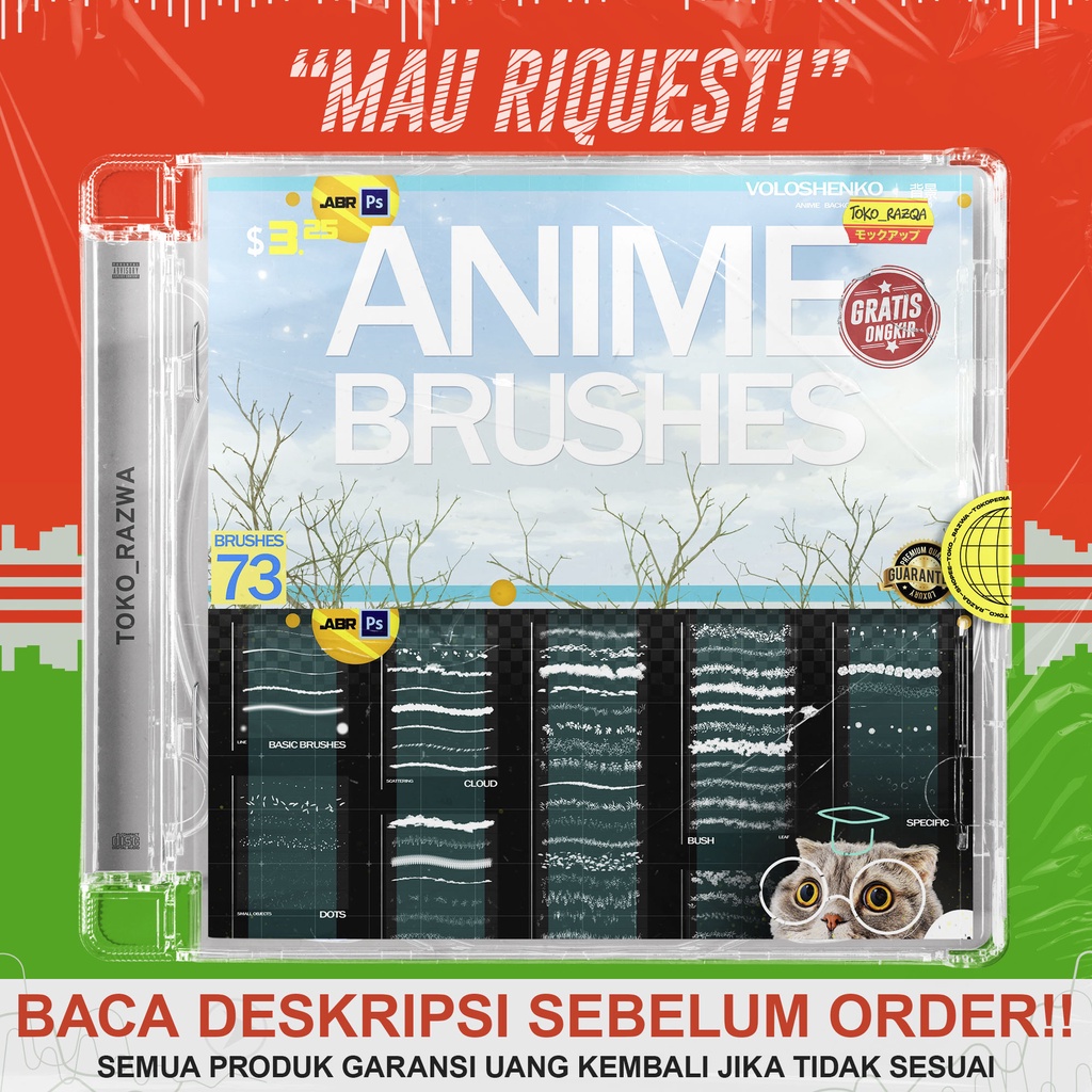 Jual 73+Brush Set Anime For Photoshop PS brushes | Shopee Indonesia