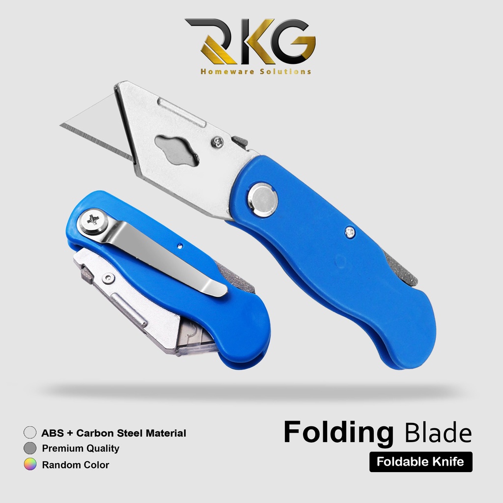 Jual Rkg Pisau Cutter Lipat Foldable Knife Gypsum Cutter Shopee