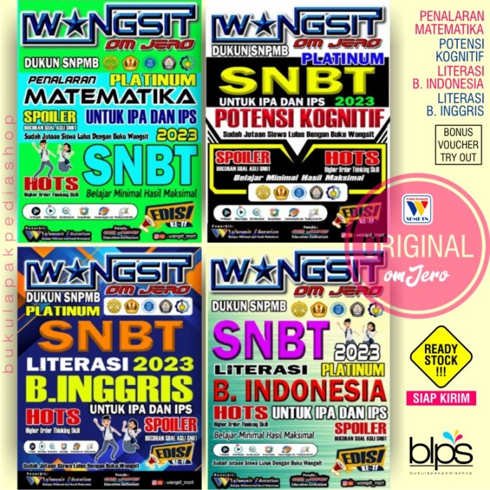 Jual Buku Wangsit Utbk Snbt Paket Buku Tps 2023 Snbt 2023 Yb0425