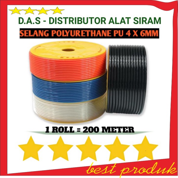 Jual Selang Pu X Mm Roll Meter Pneumatic Polyurethane Hose