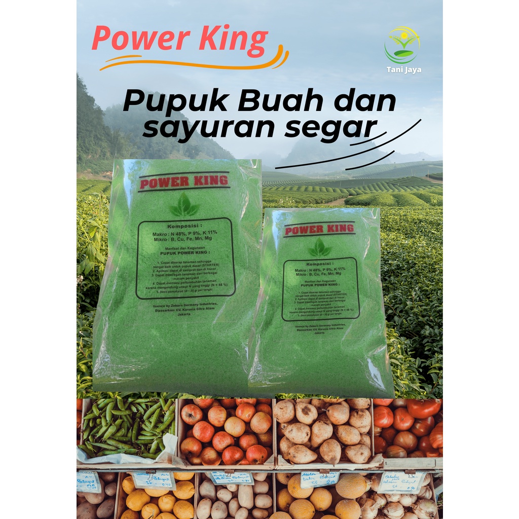 Jual Pupuk Organik Power King Kg Makro N P K Memacu