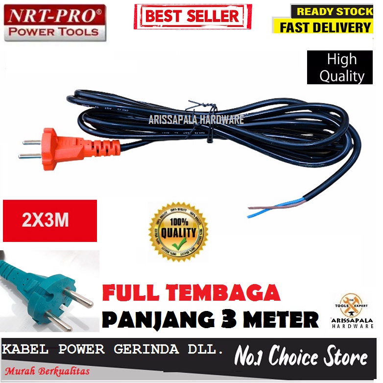 Jual Kabel Mesin Bor Gerinda Profil Kabel Power Peralatan Listrik