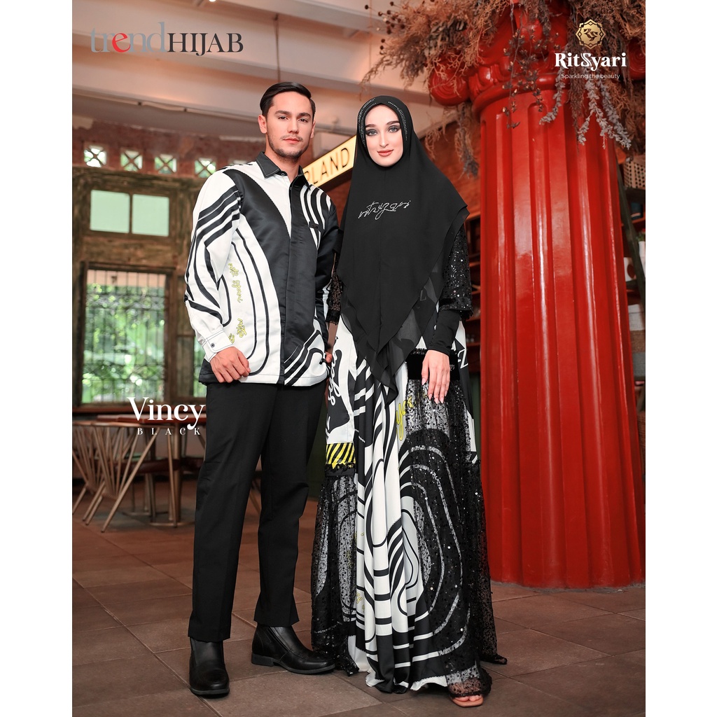 Jual RITZ SYARI - KEMEJA PREMIUM VINCI BLACK ( VICTORY SERIES ...