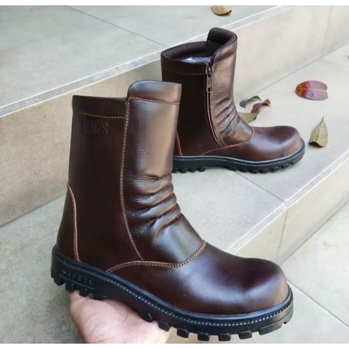 Jual Sepatu safety boot ujung besi, sepatu safety proyek ujung besi ...