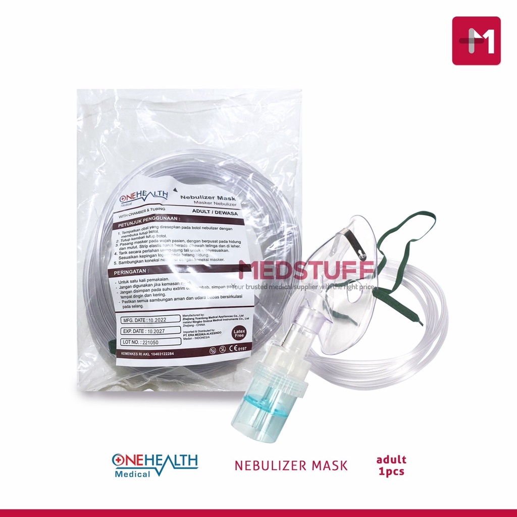 Jual Masker Nebulizer Onehealth Masker Uap Masker Terapi Uap Onehealth ...