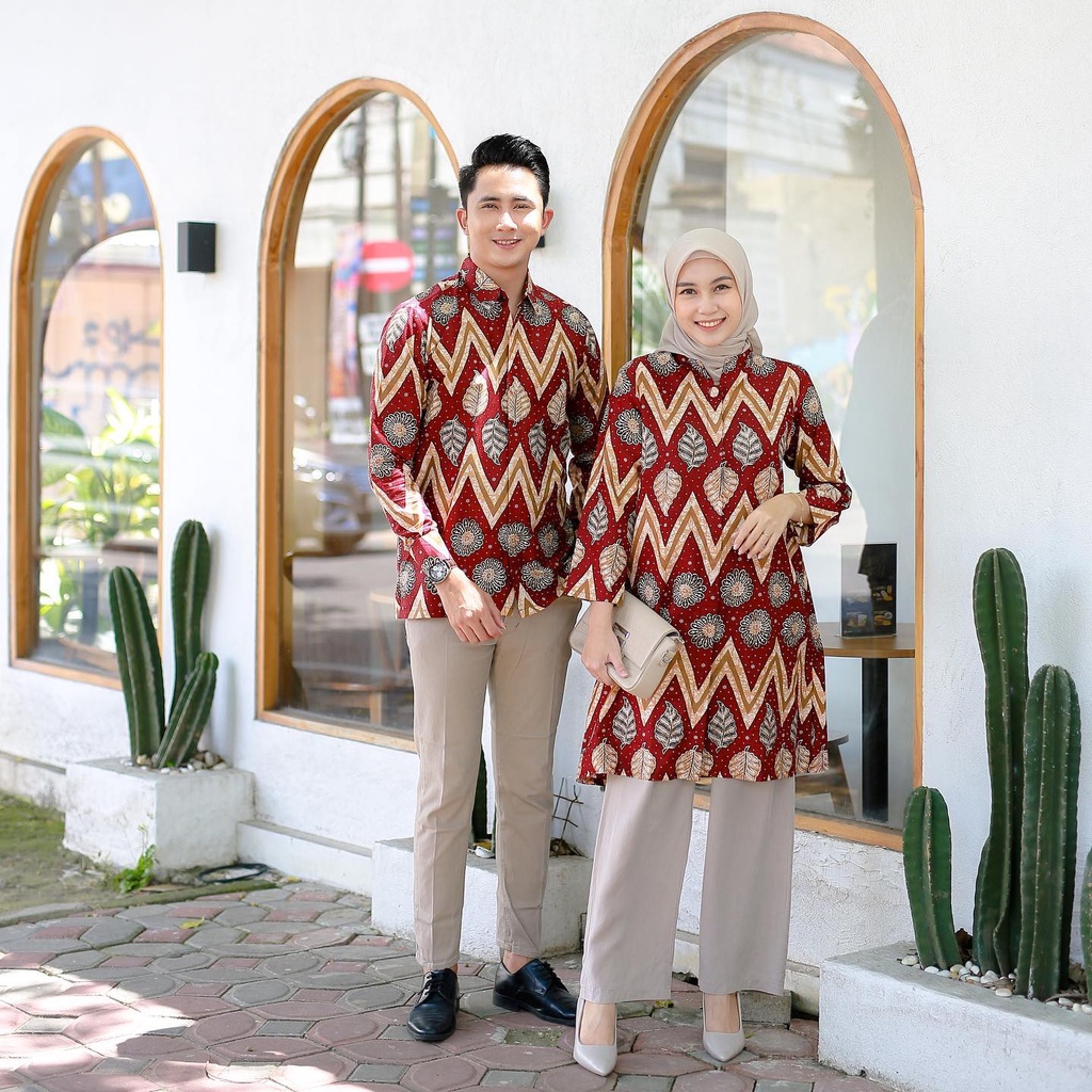 Jual Benang Raja Batik Couple Pria Wanita Motif Rang Rang | Shopee ...